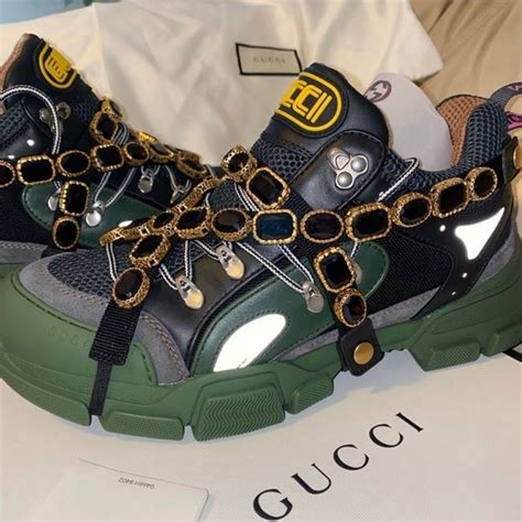 flashtrek gucci sneakers with swimsuit outfit|Gucci flashtrek sneakers men.